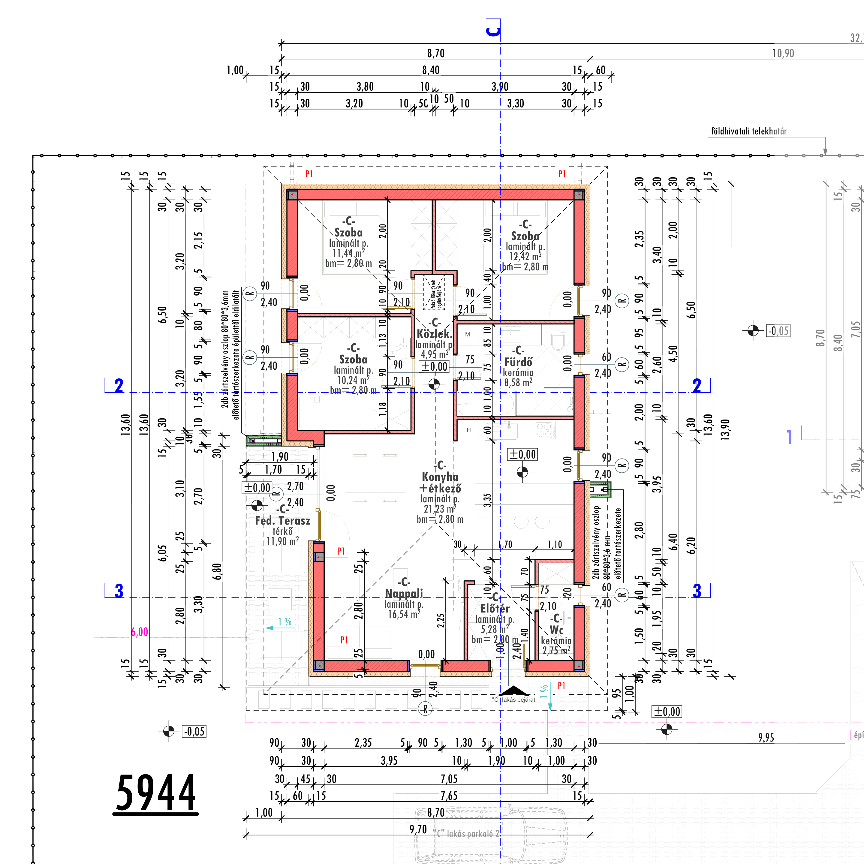 Alaprajz - Projekt 1